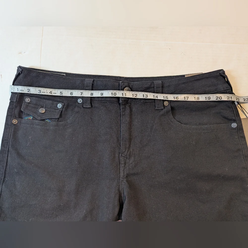 Mens True Religion Ricky Multicolor Black Shorts Size 38 BNWT
